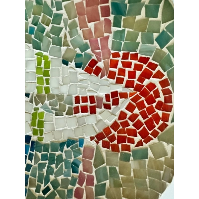 Patera mozaika szklana (średnica 30 cm)