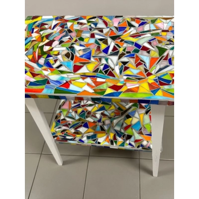 Stolik mozaika szklana (63 cm x 40 cm)