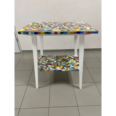 Stolik mozaika szklana (63 cm x 40 cm)